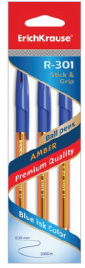 Ручка шар ЕК39530 R-301 Amber Grip 0,7мм рез.держ