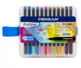 Набор линеров PENSAN FINE LINER 24цв 6500/24