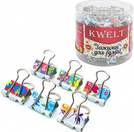 Зажим Kwelt 15мм с рисунком К-06649