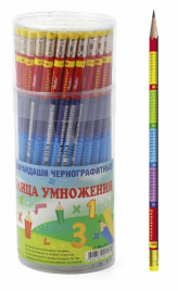 Карандаш ч/гр Хатбер HB круглый таблица умножения