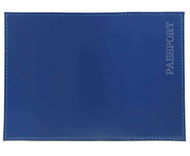 Обложка для паспорта Имидж Passport кожа синяя тиснение конгрев 1,01гр-pspшик-203
