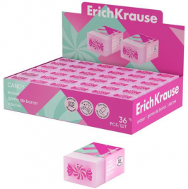 Ластик EK Candy 30*22*15,5мм, ассорти, прямоугольный
