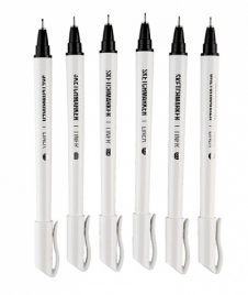 Линер Sketchmarker brush medium черная