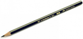 Карандаш ч/гр GoldFaber H синий с золотой пол