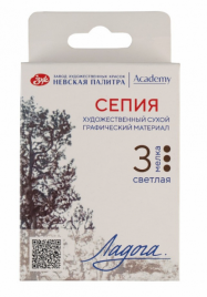 Сепия Ладога светлая 3шт картонная упаковка, европодвес