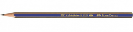 Карандаш ч/гр GoldFaber HВ синий с золотой пол