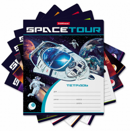 Тетрадь 12л клетка Space Tour ЕК52934