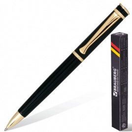 Ручка шар Brauberg Perfect Black корп черный золот.дет.синяя бизнес-класса 141416 