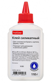 Клей силикатный Хатбер 110г с дозатором 110FN_0011