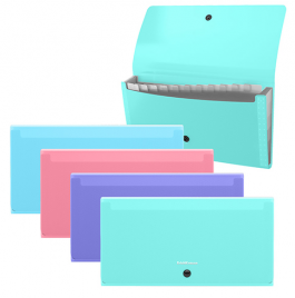 Папка-картотека EK Check size Diagonal Pastel 13 отд поверхность диагональ