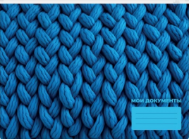 Папка-конверт на молнии А4 Silwerhof Fabric Zip ПВХ 0,25мм