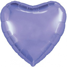 Шар фольга сердце 18" Пастель Lavander