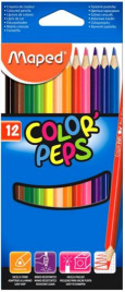 Карандаши Maped 12цв Color Pep's трехгран 183212