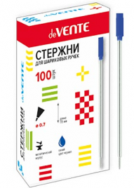 Стержень шар deVente 115мм 0,7мм металл синий 5074801