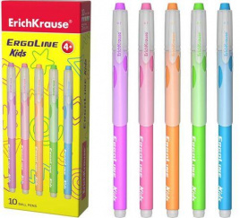 Ручка шар ЕК41539 Ultra Glide ErgoLine Kids грип 0