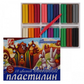 Пластилин Луч Фантазия 18цв 315гр со ст 25С1524-08
