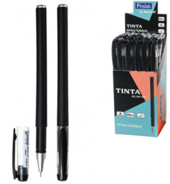 Ручка гелевая Mazari Tinta черная 0,5мм игольчатая