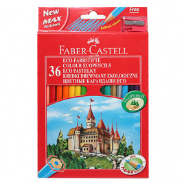 Карандаши Faber Castell 36цв Замок +точилка к/уп F
