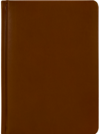Ежедневник П-П А5 128л CLASSIC DELICATE CHOCO коричневый недатир кожзам ТМ "Profit"