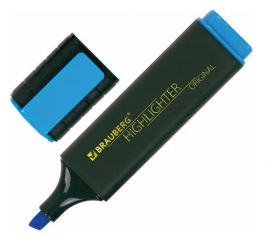 Текстовыделитель Brauberg Original 1-5мм голубой