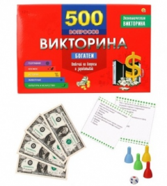 Игра Викторина 500 вопросов Богатеи РК ИН-4926