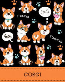 Блокнот позитивного настроения CORGI 