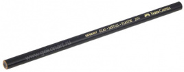 Карандаш перманентный Faber-Castell черный (стекло