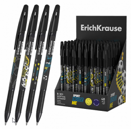 Ручка шар ЕК61006 R-301 Stick&Grip Sport DNA синяя 0,7мм
