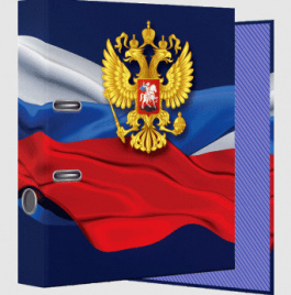 Папка-регистратор 75мм deVente Герб ПВХ 3091910