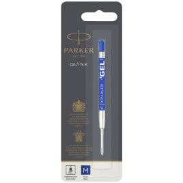Стержень PARKER гелевый Gel Ball Point синий 98мм 1мм блистер