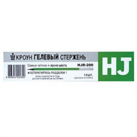 Стержень гел Crown зеленый HJR200