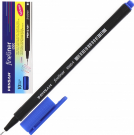Линер PENSAN FINE LINER 0,4мм синий 6500-1