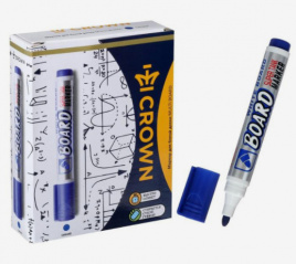 Маркер Crown д/досок Multi Board синий пул