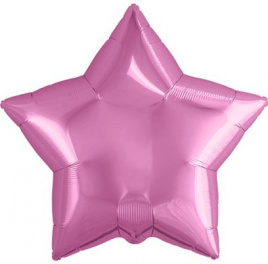 Шар фольга звезда 18" металлик Pink