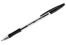 Ручка гелевая Berlingo Tribase Gel grip черная 0,5мм, грип