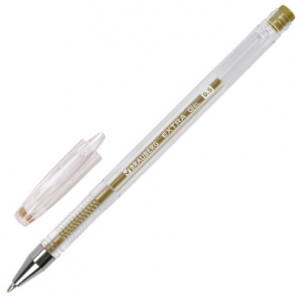 Ручка гелевая Brauberg EXTRA Gold 0,5мм золотистая 143914
