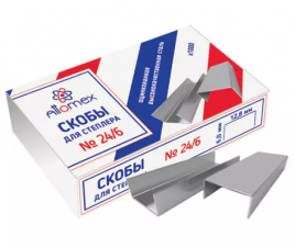 Скобы Attomex №24/6 оцинкованные до 30л 1000шт