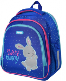 Ранец Först F-BASE Sweet bunny 36*29*17 м, 3 отделения, 2 кармана, анатомическая спинка