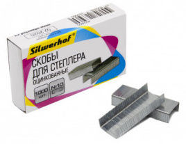 Скобы Silwerhof №10 1000шт