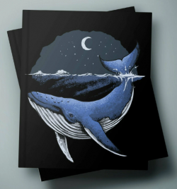 Блокнот позитивного настроения WHALE WORLD