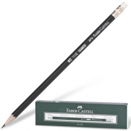 Карандаш ч/гр Faber Castell НВ 1112 заточ с ластик