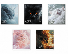 Тетрадь 48л Cloudy Cats Mix-pack Erich Krause