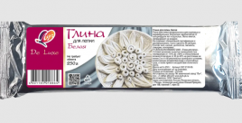 Глина Луч для лепки белая 250г 