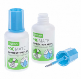 Штрих Hatber X-Mate 20мл с кисточкой на водной основе