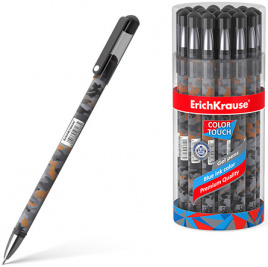 Ручка гелевая ЕК48171 ColorTouch Rough Native синяя 0,38мм, игольчатый пишущий узел, цветно