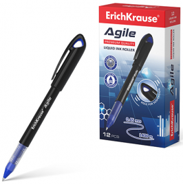 Роллер ЕК Agile 0,5мм синий 55877