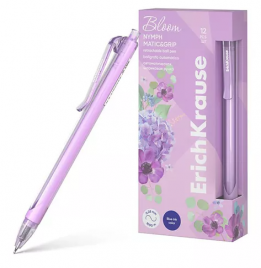 Ручка шар ЕК61088 Nymph Matic Pastel Bloom автомат синяя 0,7мм полупрозрачный