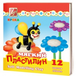 Пластилин Луч Кроха мягкий 12цв