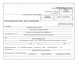 Командировочное удостоверение А5 офсет 100шт