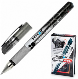 Ручка гелевая Pensan NANO GEL 0,7мм черная 6020
